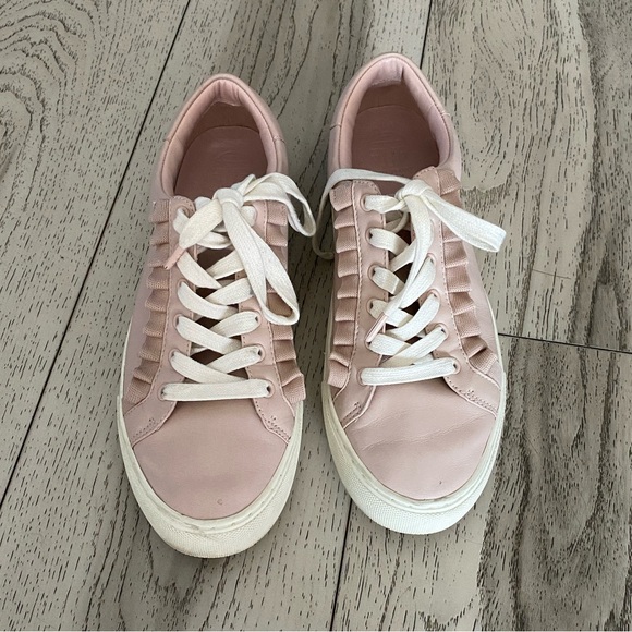 Tory Sport Ruffle Sneakers by Tory Burch In Cotton Pink / Snow White - Picture 12 of 12